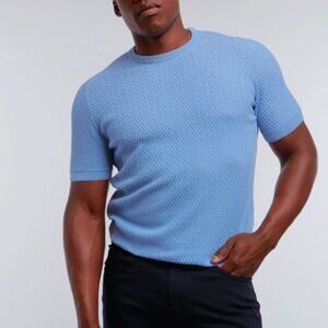 7 Downie St NWT Monaco Knit Light Blue